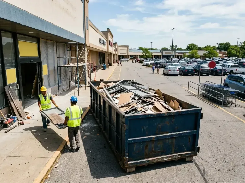 retail-store-renovation-debris-003 — frequently asked questions, Roll-off Dumpster Rentals in Whiteman AFB, MO